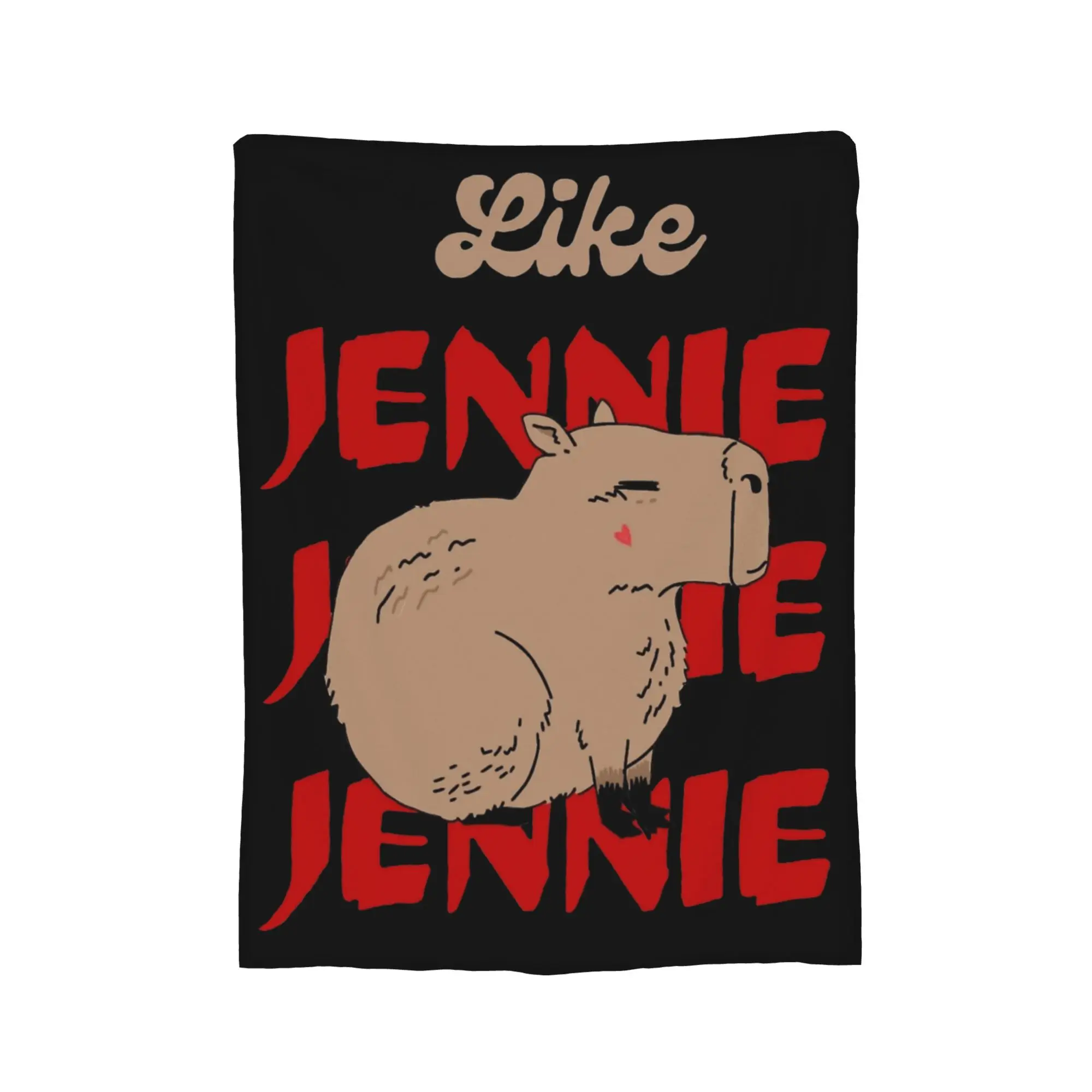 مثل جيني كابيبارا البطانيات الفانيلا الديكور المحمولة فائقة النعومة رمي بطانية ل يلقي أريكة مكتب الفراش #2