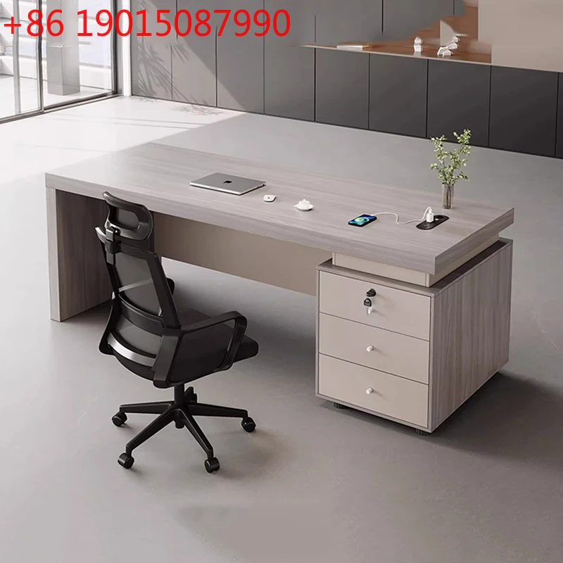 Minimalist Nordic Office Desk Bedroom Conference Modern Design Office Desk Drawer Luxury Aesthetic Tavolino Lounge Furniture