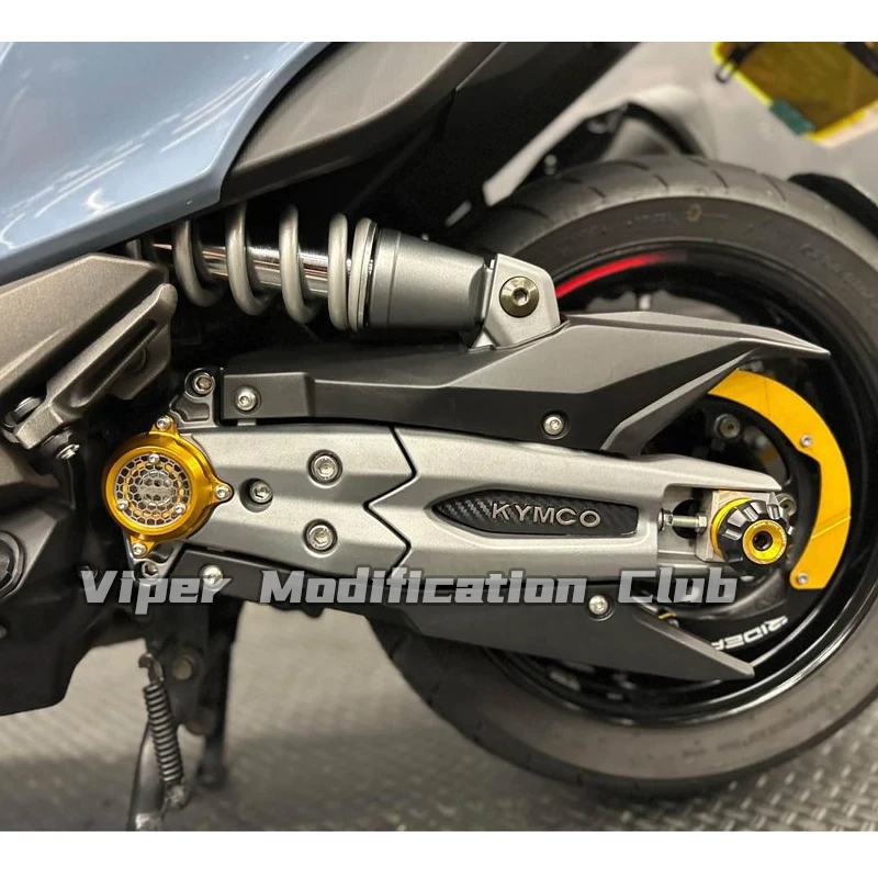 FOR KYMCO AK550 AK550 PREMIUM Gear Cover Decorative cover Honeycomb front tooth cover 2017 2018 2019 2020 2021 2022 2023 2024