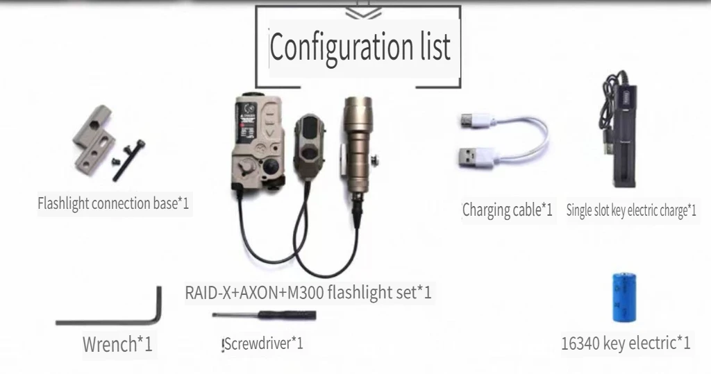 Einstellbares grünes taktisches Lichtmodul mit Dauer- und Stroboskopmodus, Batteriefach passend für 20-mm-Schiene, Zubehör für Outdoor-Spielzeug – Detail 1