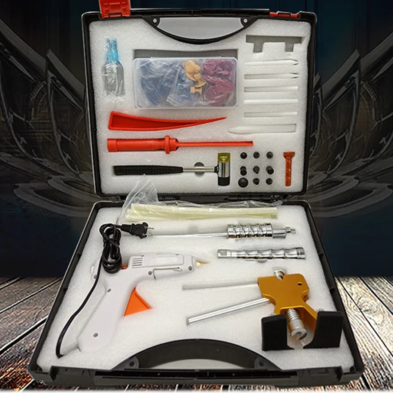 Car Dent Repair Tool Set No Sheet Metal Paint Repair Dent Convex Suction Pit Repair Hail Pit Tensioner