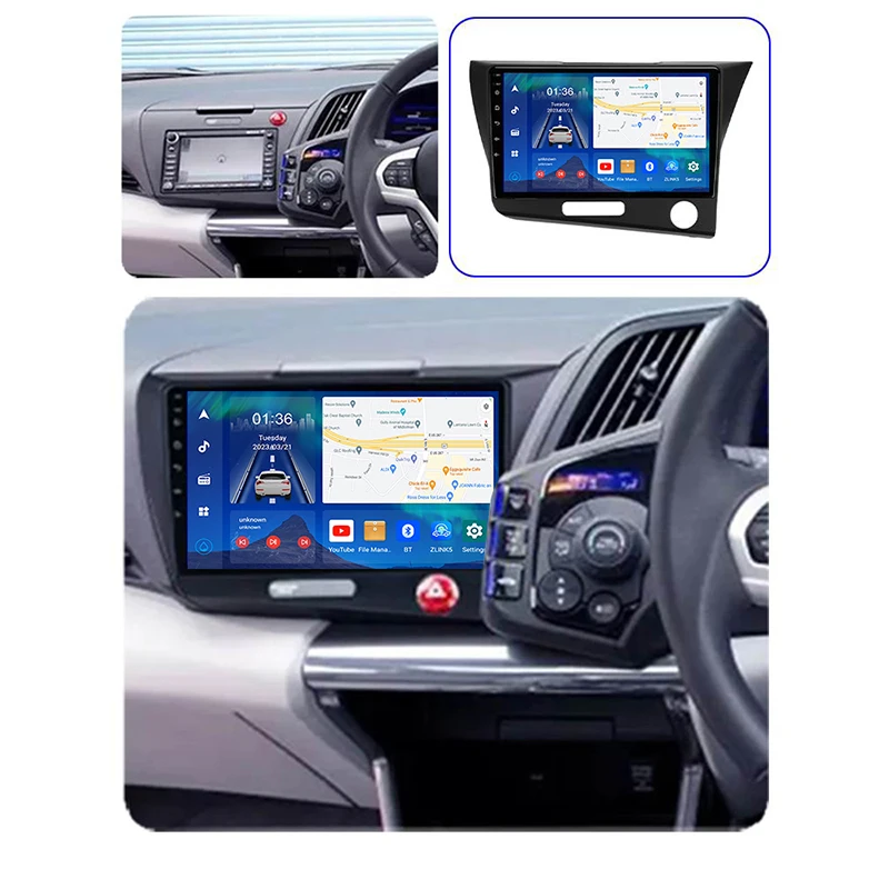 Automotive Multimedia Player Carplay Stereo Auto Video Android 2 DIN Car Navigation System for CRZ CR-Z 2010-2017