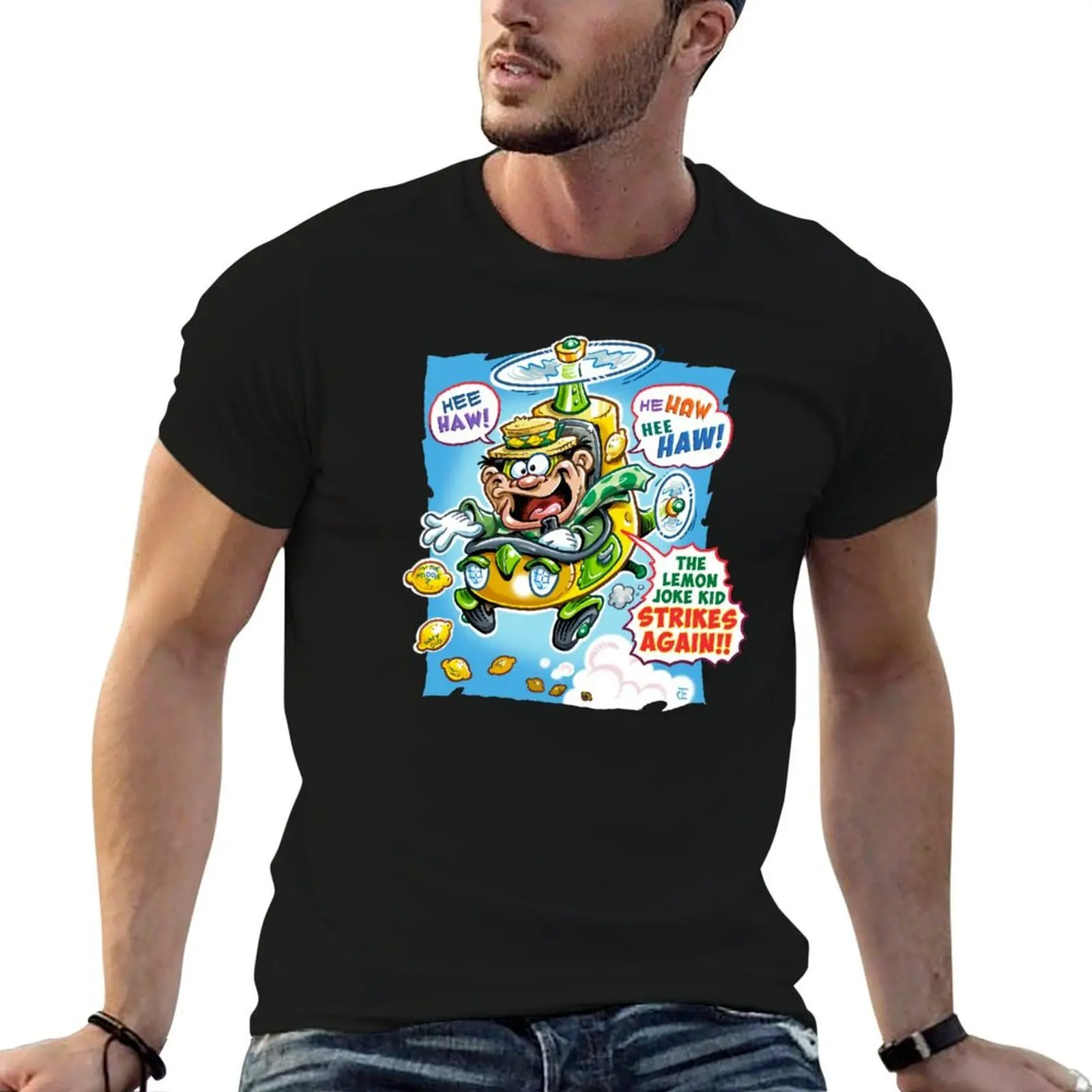 THE LEMON JOKE KID STRIKES AGAIN! T-Shirt heavyweights summer 2026 Men's cotton t-shirt
