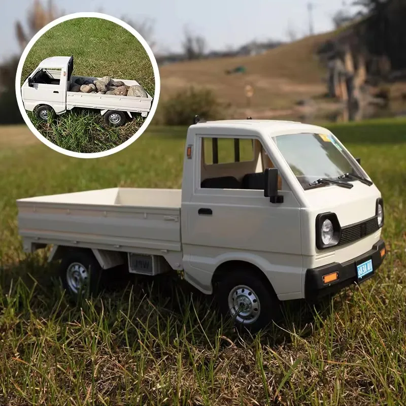 Wpl D12 1/10 2wd Rc Auto Simulation Drift Lkw Gebürstet 260 Motor Klettern Led Licht On-road Fahrzeug Spielzeug für Jungen Kinder Geschenke