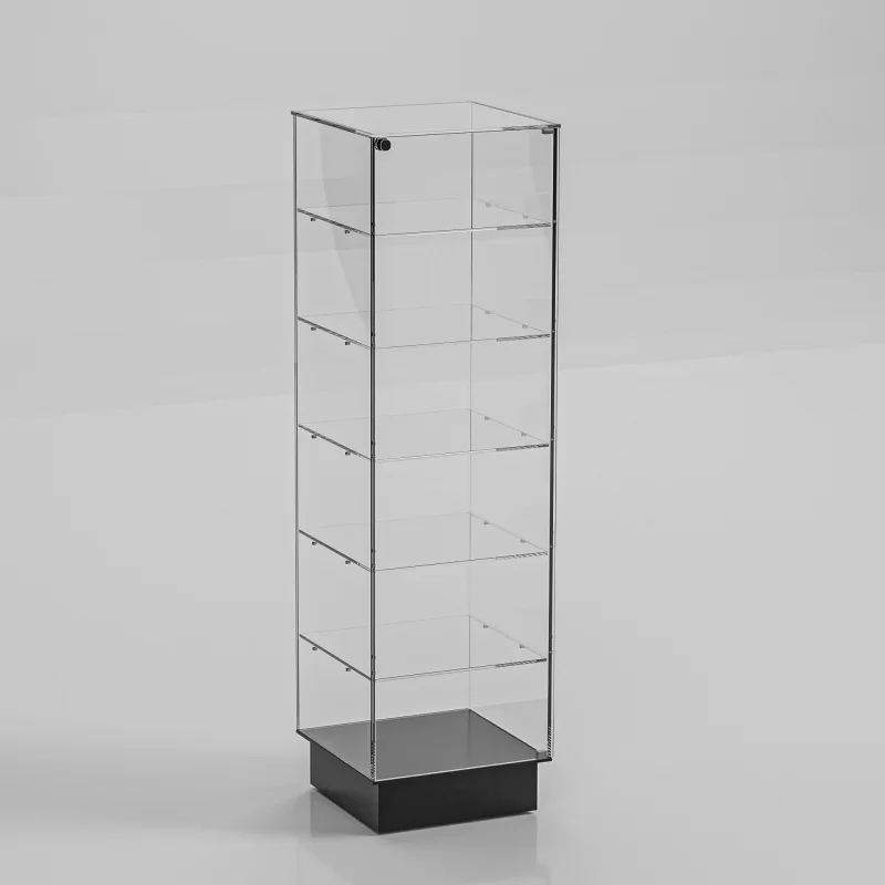 Custom. tempered glass showcase display cabinets lockable display showcase