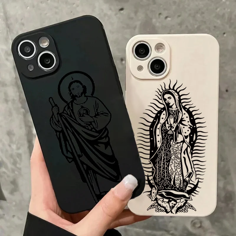 Jesus Christ Soft Phone Case for Samsung S25 S22 S24 Ultra A55 A53 A54 A52 A34 A35 A33 S20 S21 FE S23Plus A14 A13 A15 A16 Cover image 6