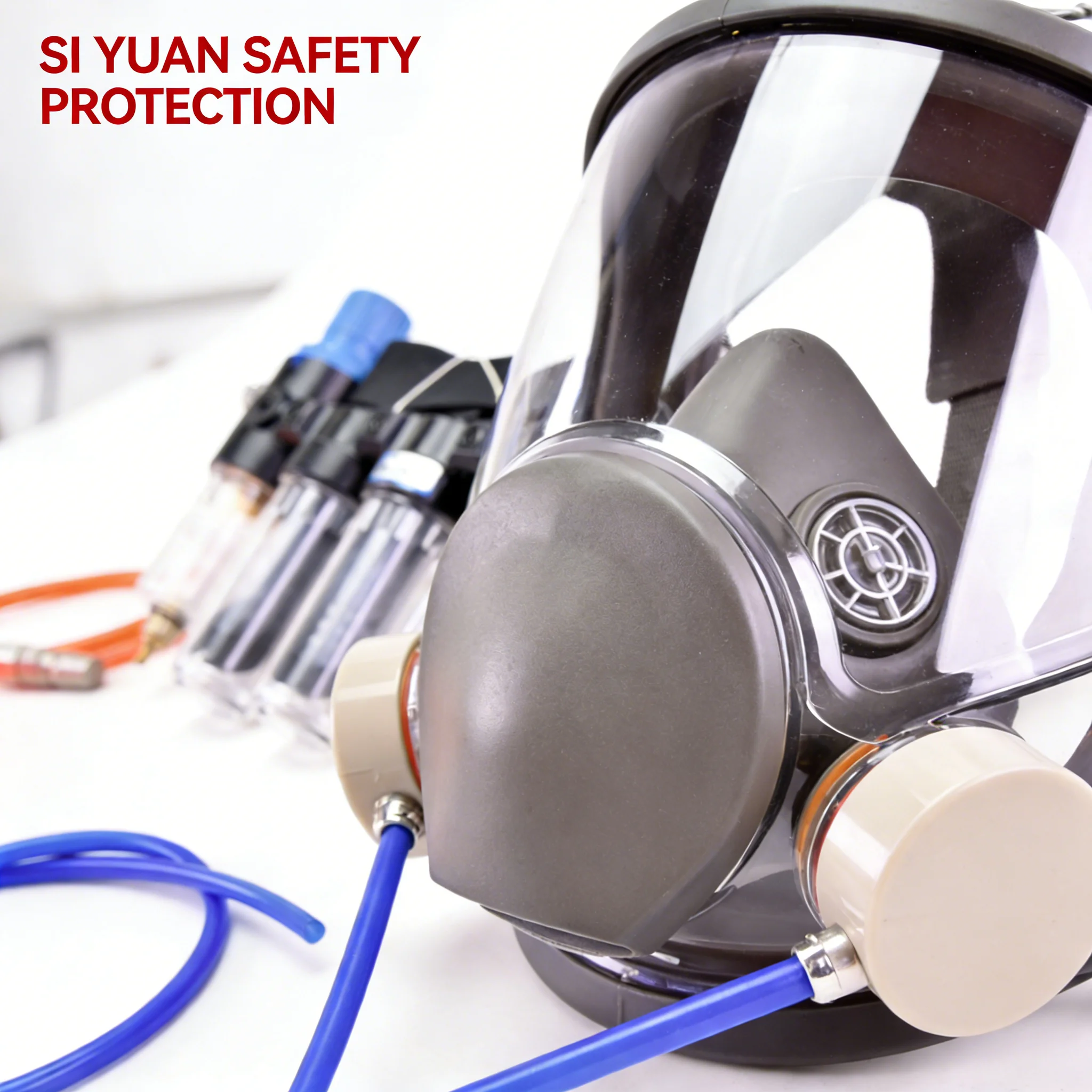 

High Quality 6800 Full-Face Air-Supply Gas Respirator 4-in-1 Industrial Multifunctional Respirator System Mask