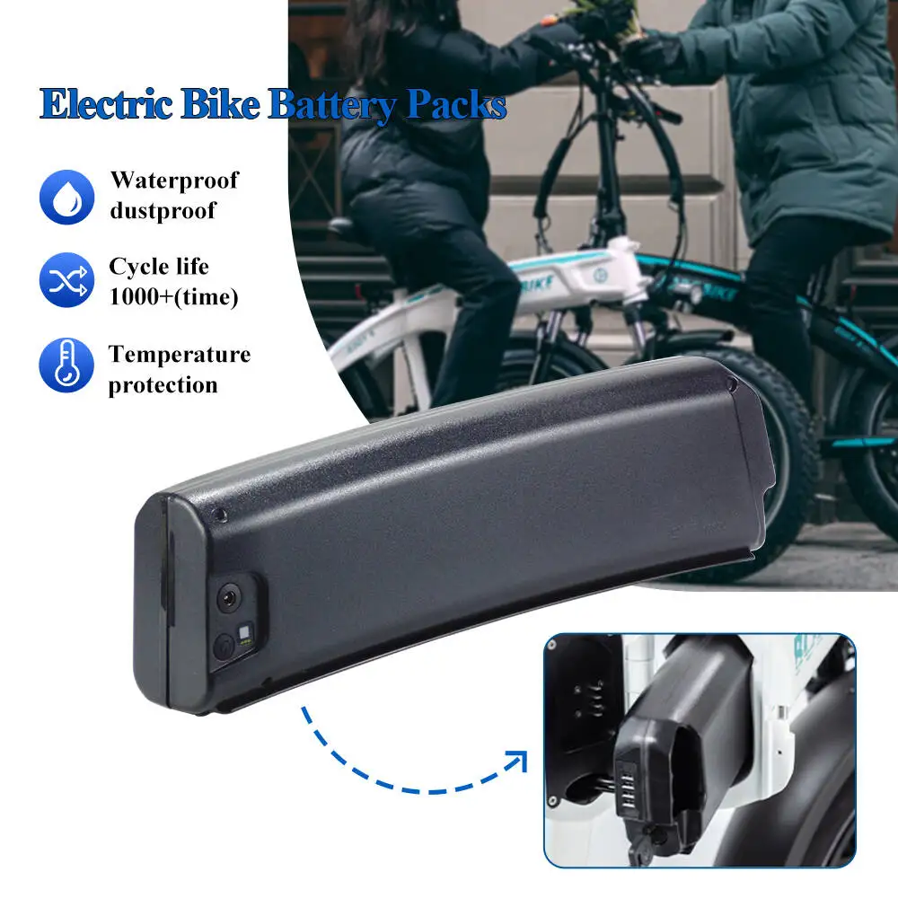 

Coastal Cruiser Hidden Foldable E-bike Battery 48V 10.4Ah 14Ah for Glion 510 B1 Electric Bike
