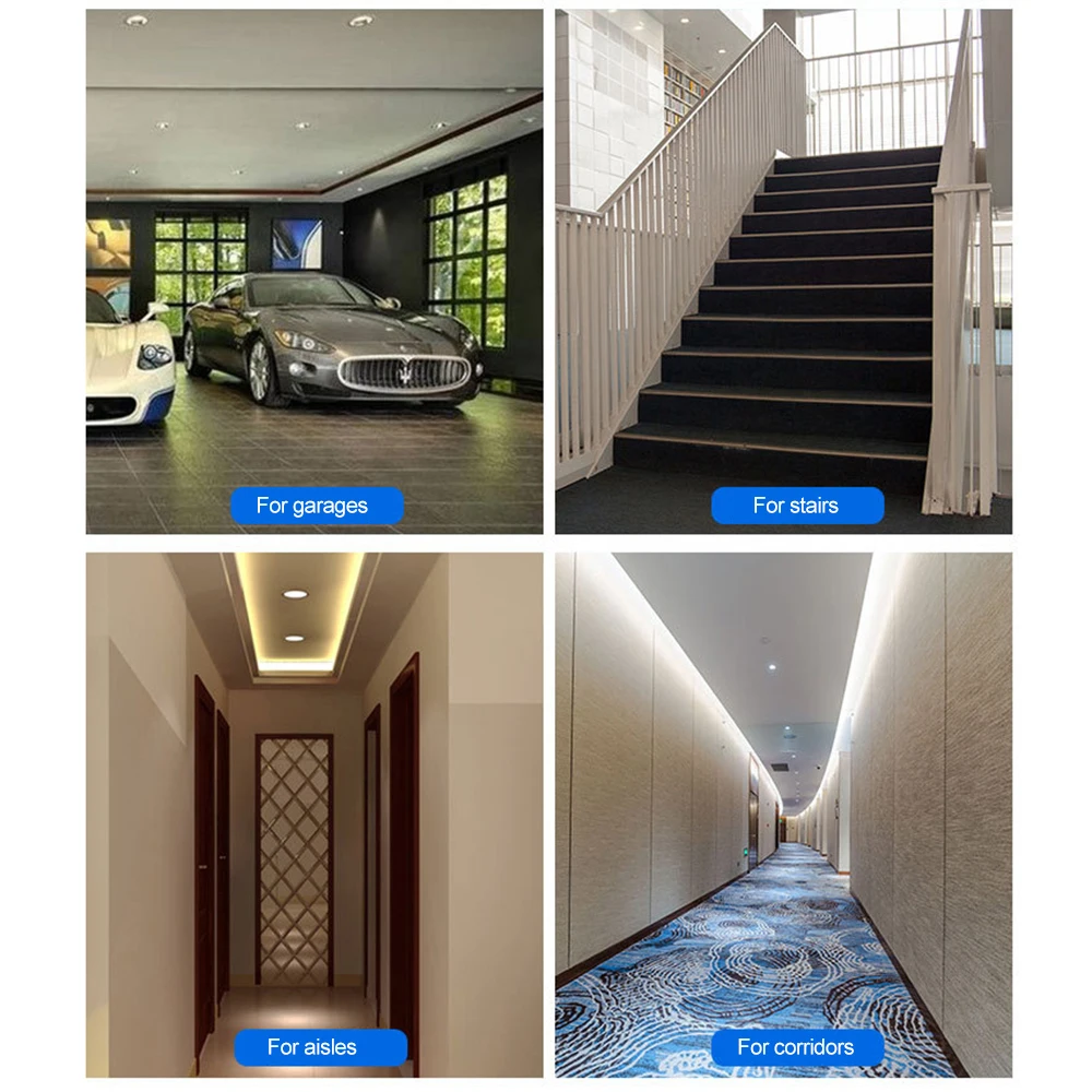 Faretto da incasso a LED sensore di movimento PIR lampada da soffitto a LED faretto da incasso 5W 7W 9W 12W 220V faretto da incasso a Led Smart Spot