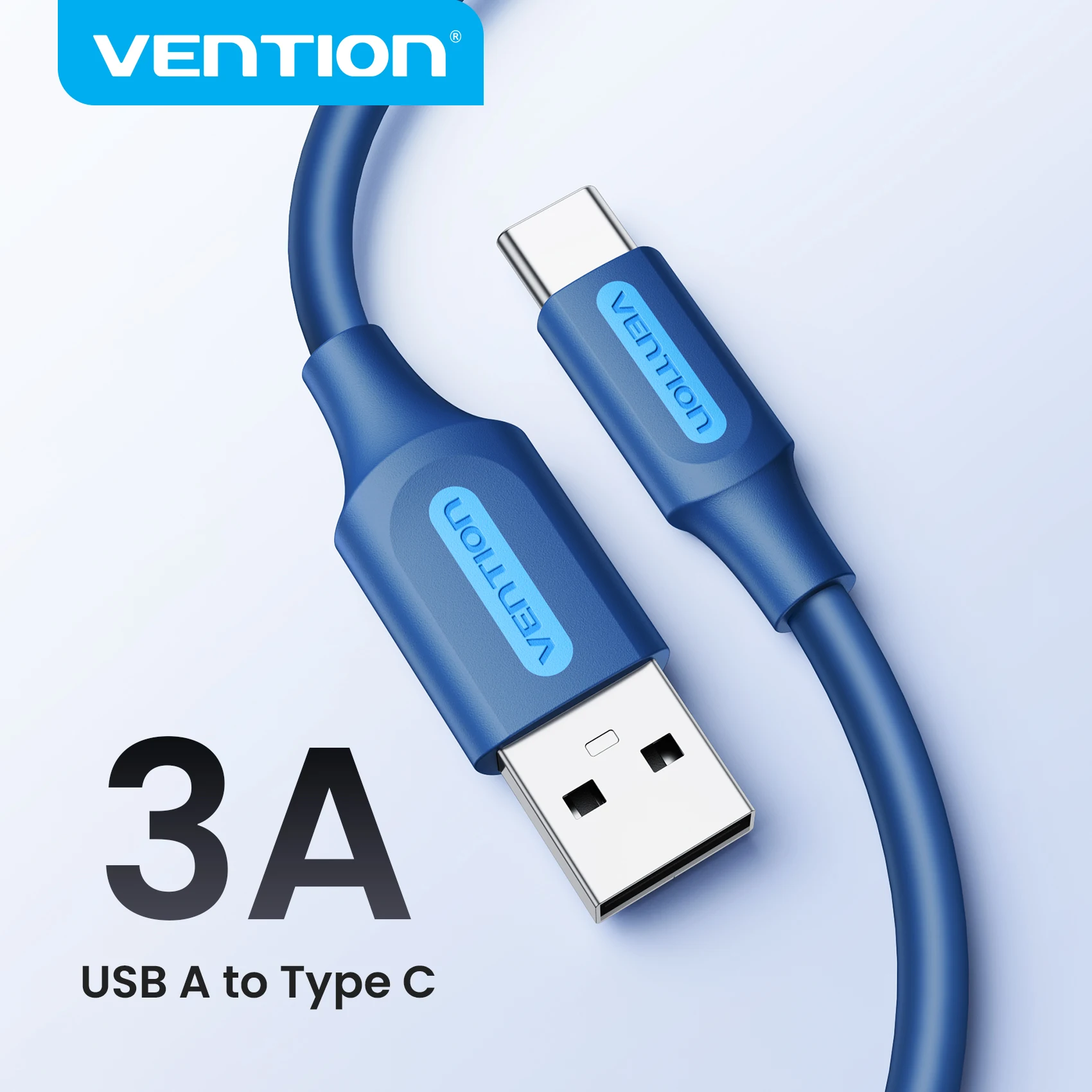 Vention PD60W USB-C-Kabel USB-A auf USB-C Schnellladekabel USB-A auf Typ-C Datenkabel Typ-C-Ladekabel für iPhone 15 16 17 Huawei