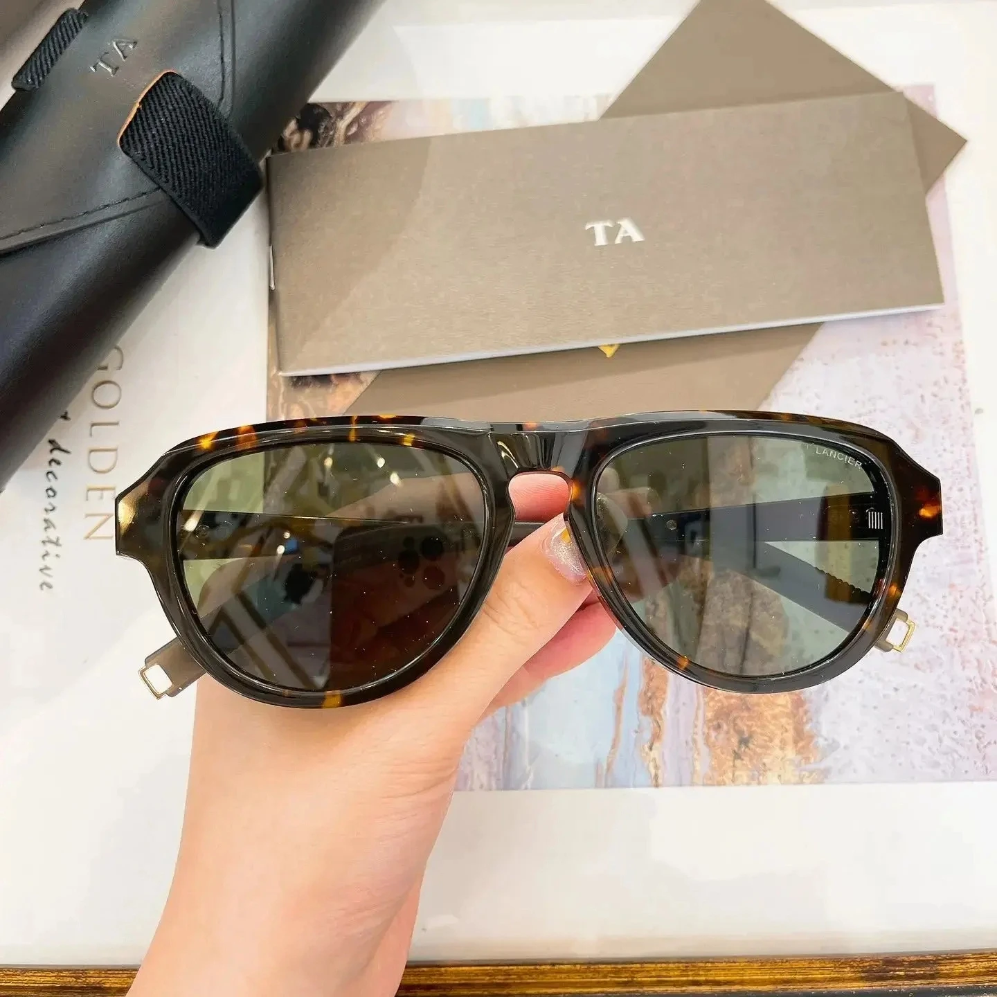 

Authentic For DIYTA DT LSA-706 Classic Acetate Frame Men Women Sun Glasses Trendy Business Casual Male Couple Eyewear With Box