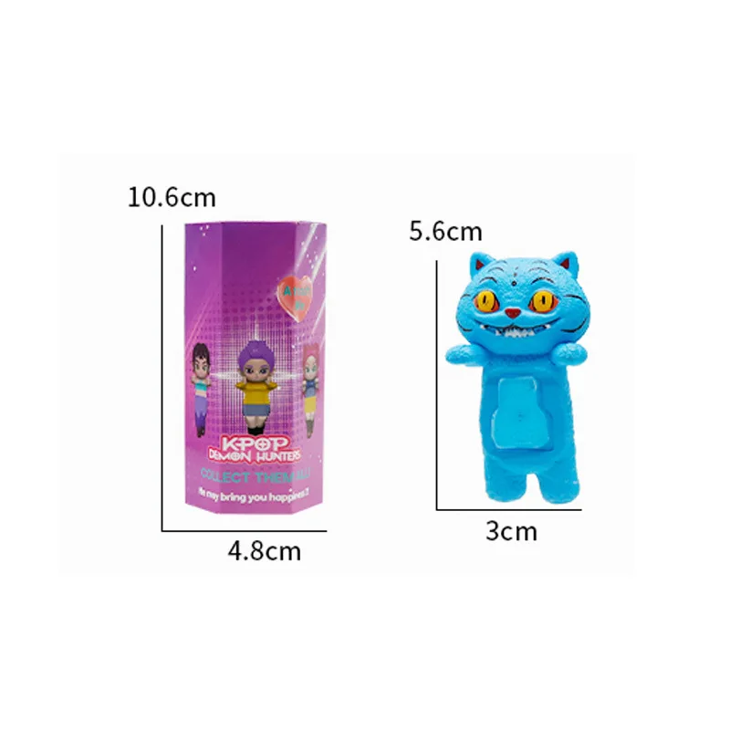 Nowość-Hit 2025 K-pop Demon Hunters Kolekcjonerskie Mini Figurki Blind Box Derpy Tiger Rumi Mira Zoey Sussy Doll Prezent dla Fana na Boże Narodzenie