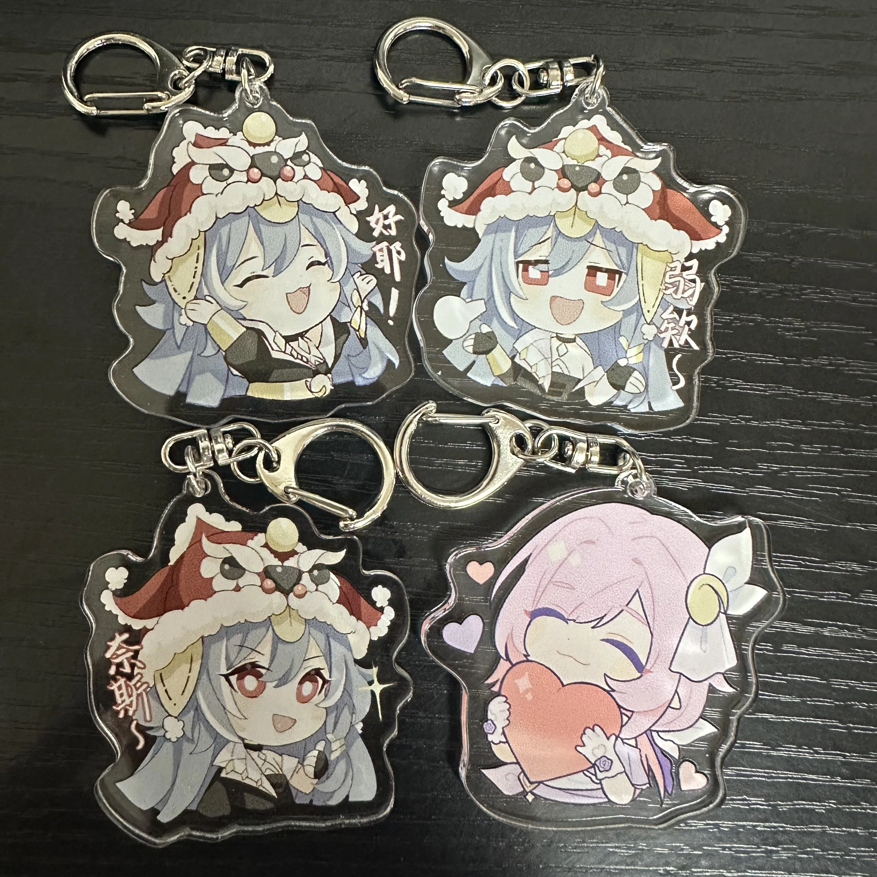 Cute Cartonn Anime Honkai Impact 3 Figures Elysia Kiana Kaslana Raiden Mei Cosplay Acrylic Keychains Fans Christmas Gifts