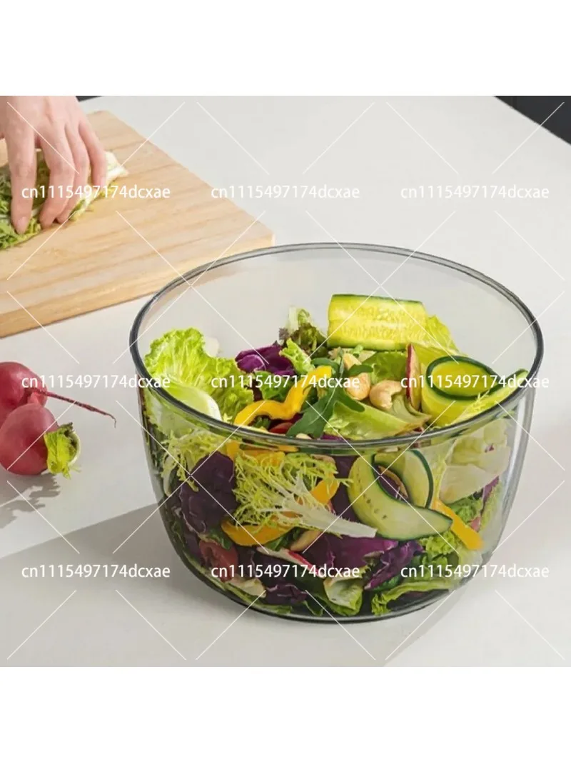 Large Capacity Vegetable Dehydrator Semi-Automatic Quick Drainage Fruit Drain Basket Rotating Dryer Washer