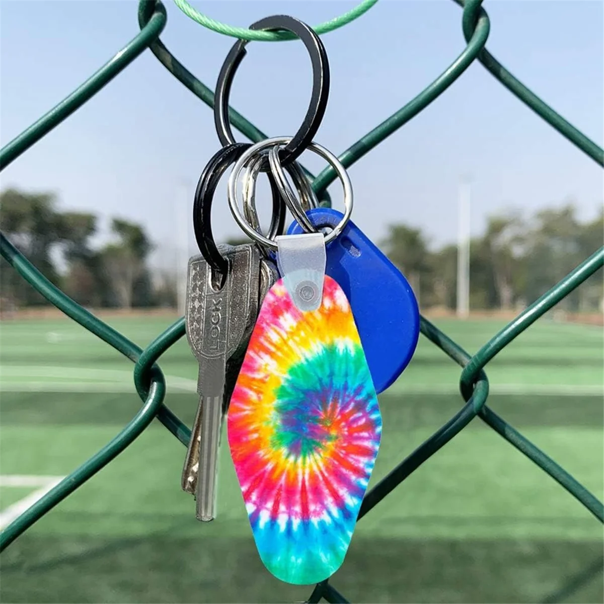

32pcs Sublimation Blank Hotel Motel Keychain Printing Keychains DIY Keychain Tags for DIY Keychain and Luggage TagJADD