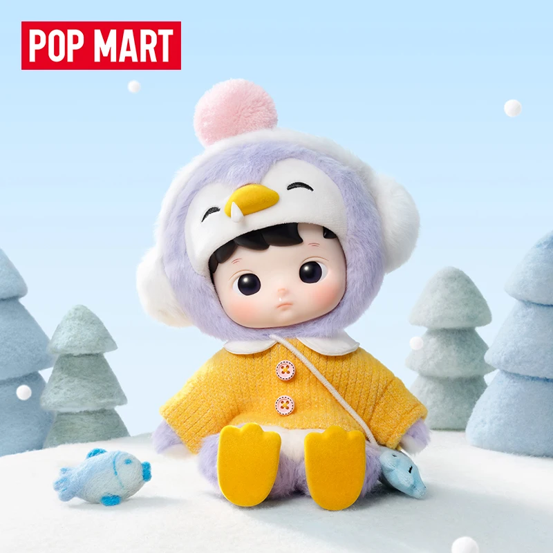 POPMART Bubble Mart HACIPUPU Penguin 1/8 Mobile Doll Trendy Fashion Handmade Ornament Anime Peripheral Toy Gift