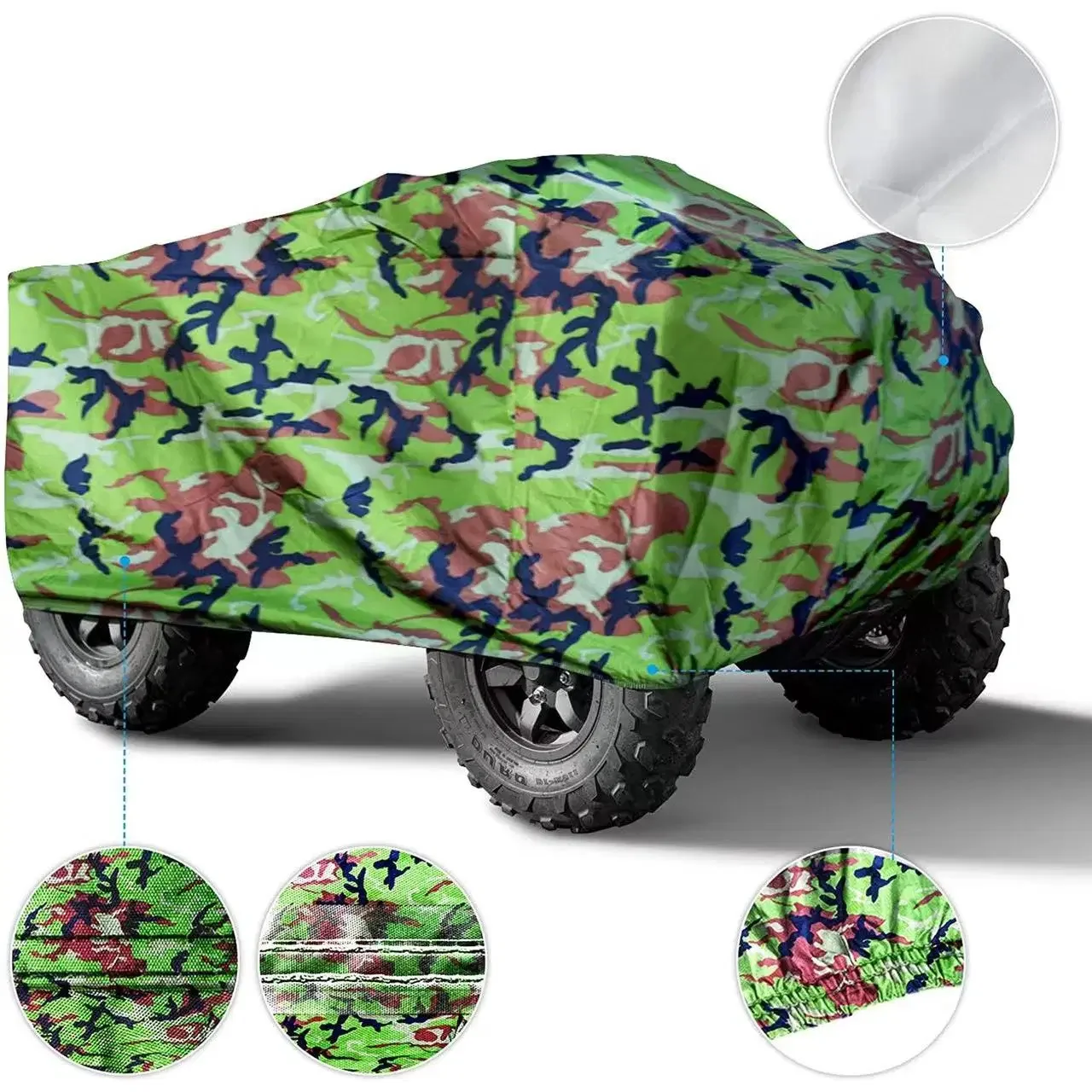 

Heavy Duty Durable Waterproof Fabric Double Stitching UTV ATV Dust Cover