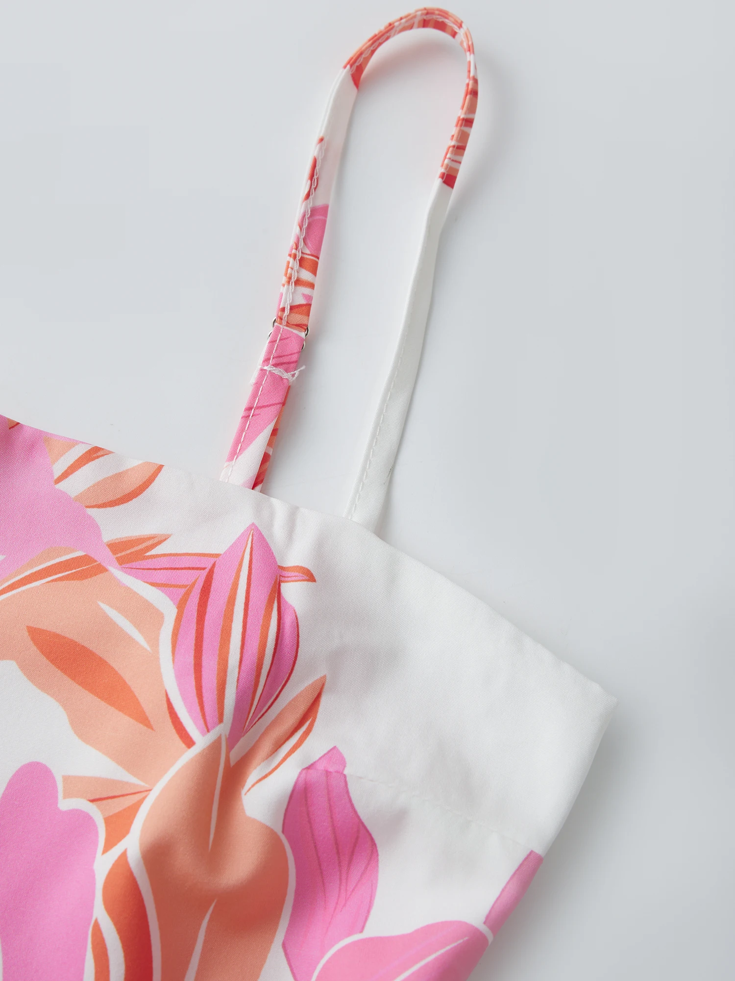 Elegante maxi-jurk met bloemenprint voor dames Stijlvolle mouwloze a-lijn cami-jurk met spaghettibandjes voor zomermode