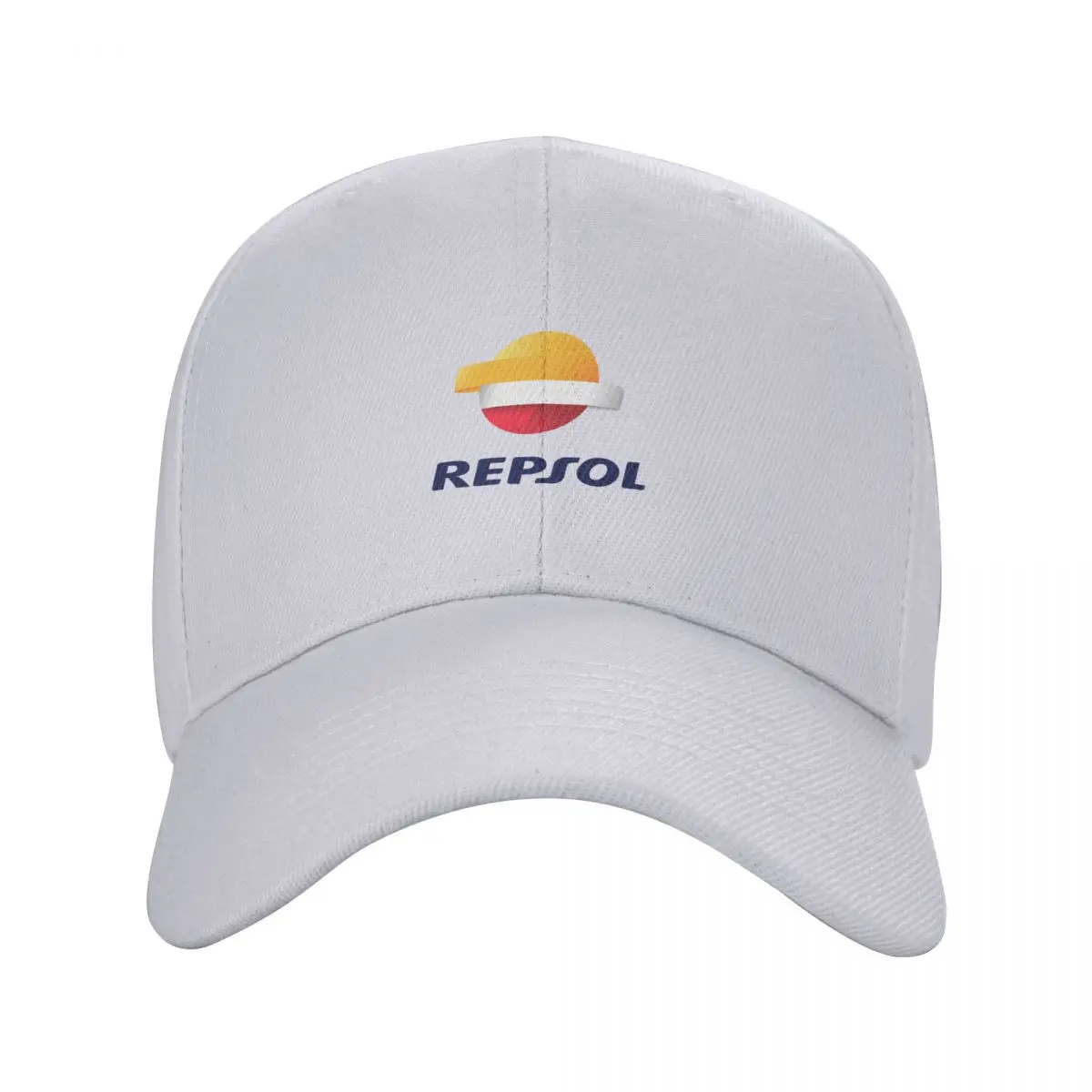 Gorra de béisbol con logotipo de Repsol, gorro con visera ajustable para ocio, equipo de carreras