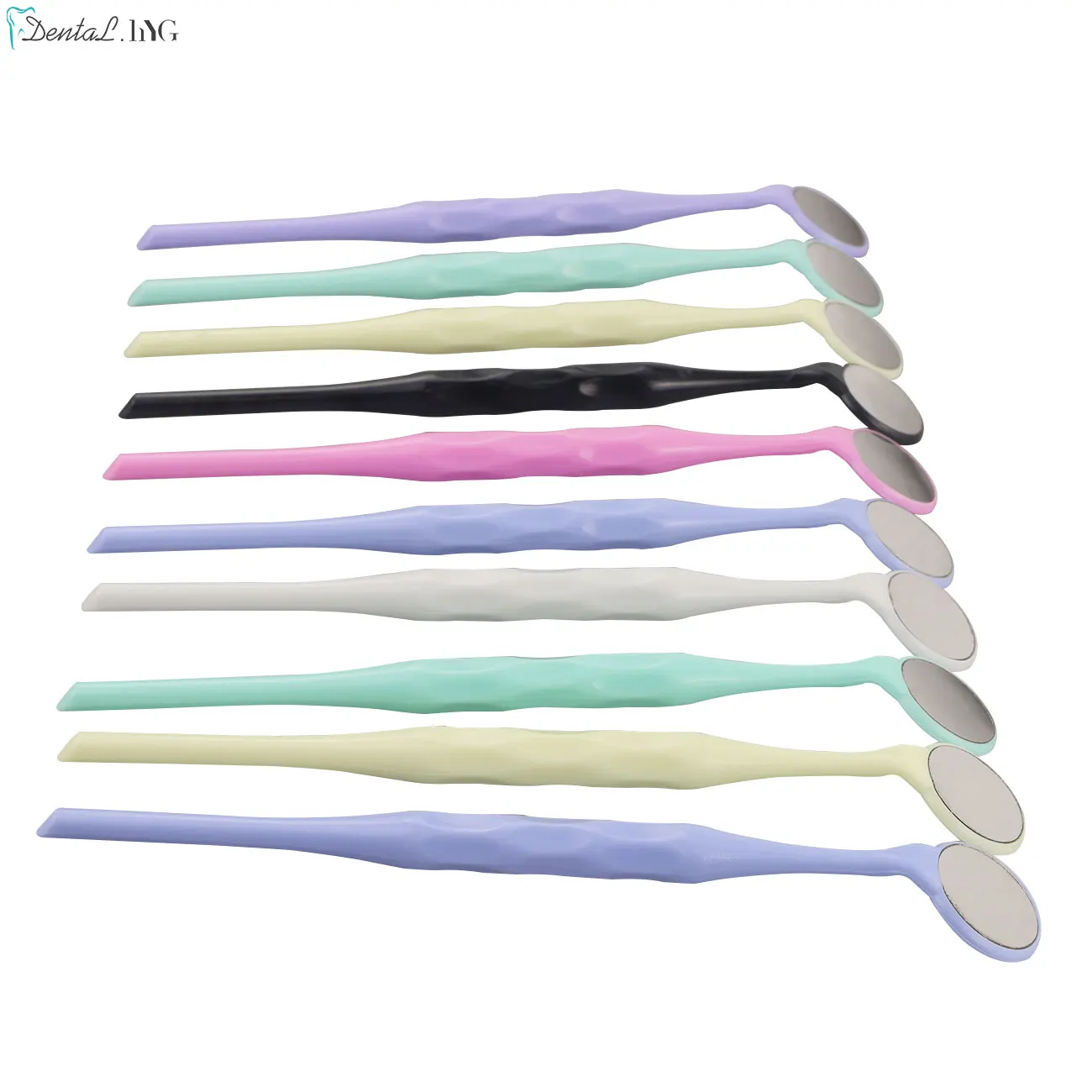 10pcs/Box Dental Double Sided Mouth Mirrors Premium Front Surface Autoclavable Tooth Whitening