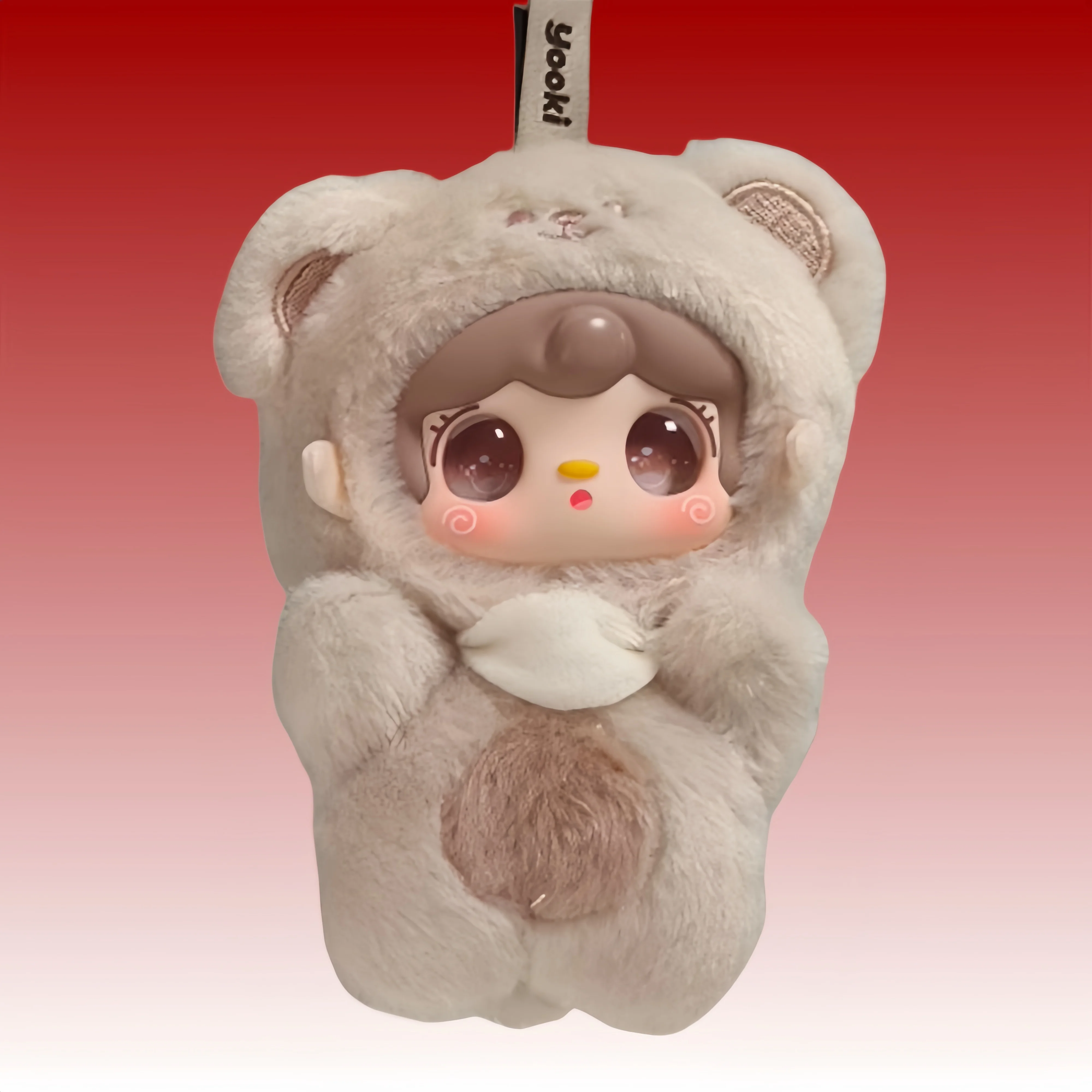 새로운 정품 유키 V4 테이크 어 바이트 오브 시리즈 베어 블라인드 박스 비닐 페이스 인형 장난감 펜던트 귀여운 컬렉션 장식품 생일 선물