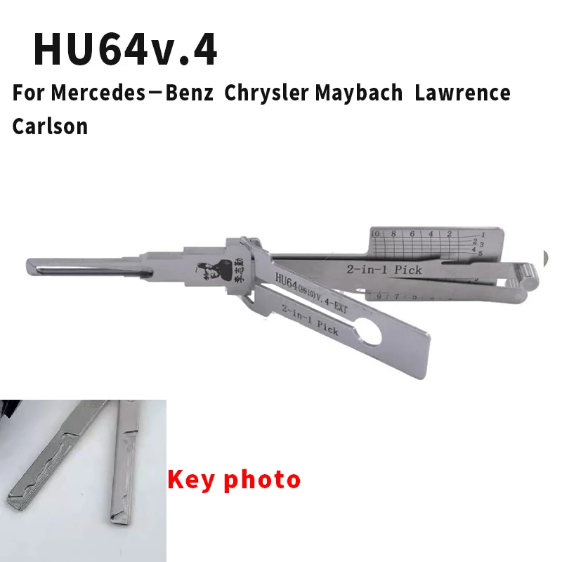 LISHI 2-in-1-Decoder für Volkswagen, Audi, Mercedes-Benz, Skoda, Porsche, Ford, Chevy, Buick, Hyundai, Toyota, BMW Schlosswerkzeug – Detail 2