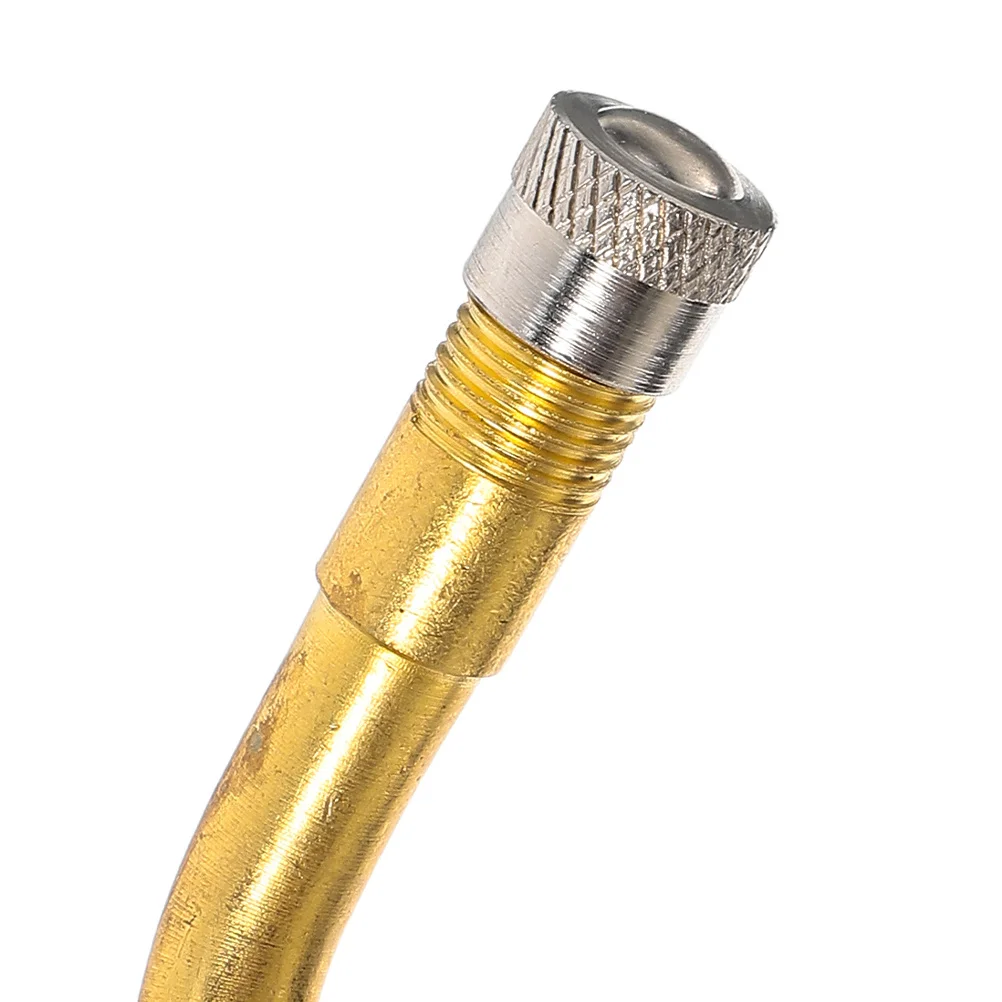 2 قطعة النحاس 90 درجة صمام الإطارات تمديد محول الثقيلة العالمي صمام الجذعية موسع للسيارات الدراجات النارية الدراجات