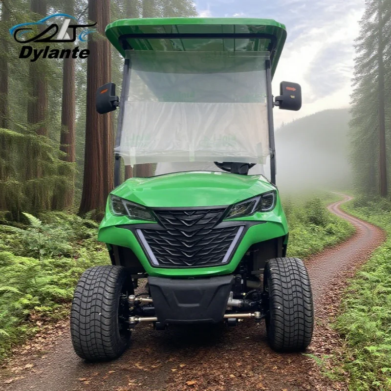 Lifted Golf Hunting Car CE Approval 6-Seater Cheap 72V Lead-Acid Battery And Lithium Battery Optional Powered Electric Golf Cart