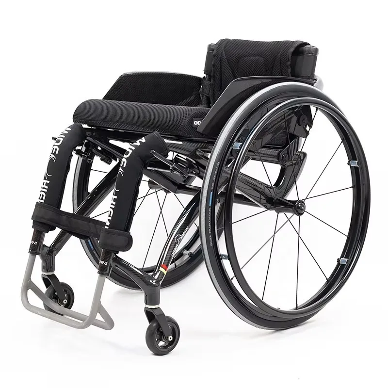 

Luxury Carbon Fiber Sports Wheelchair Manual Sports Wheelchair Non-folding Ultra Lightweight Manual Wheelchair
