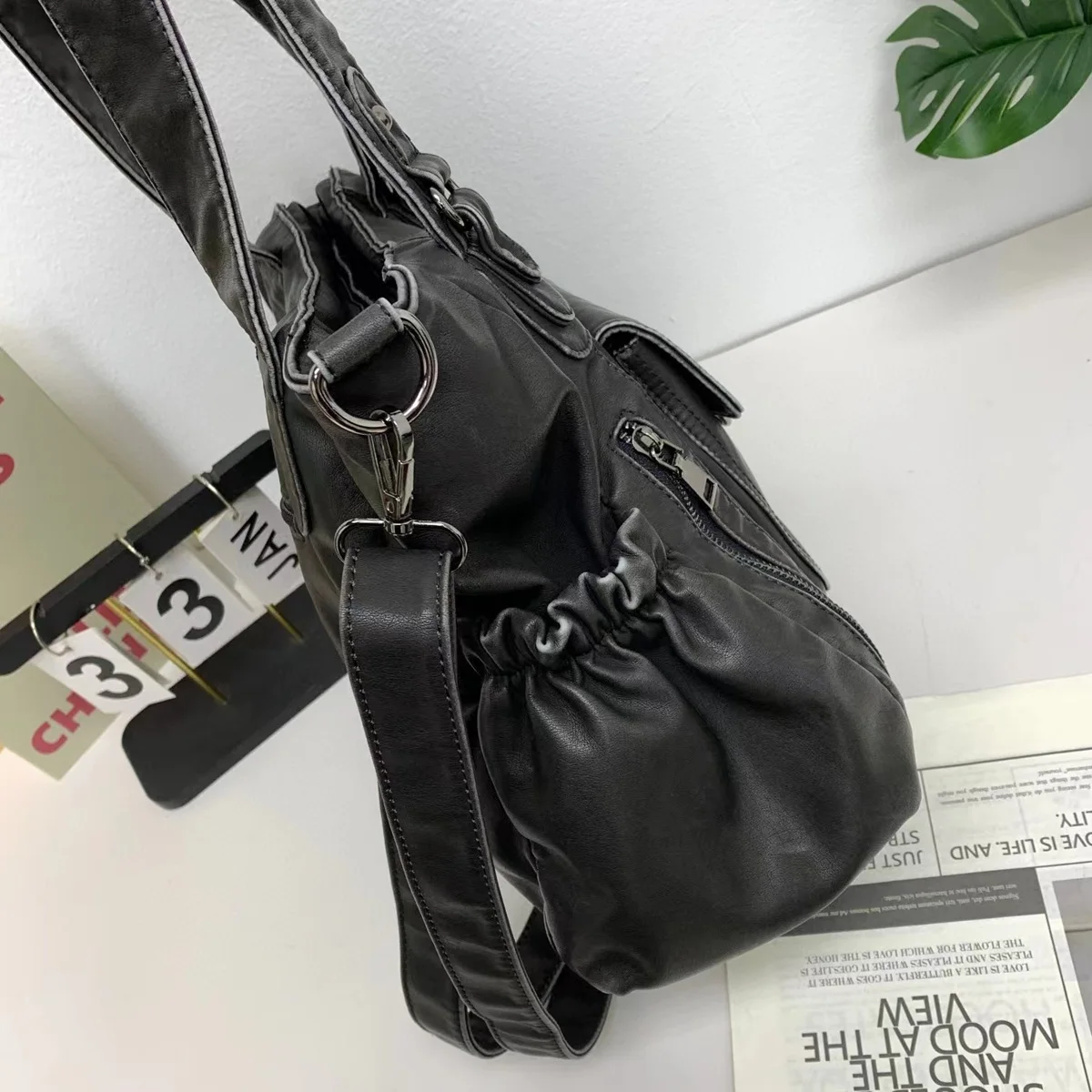 Venn Angel Large Capacity Women's Handbag Fashion Shoulder Tote Bag Top-Handle Multifunctional Satchel Lady Shopping Purse