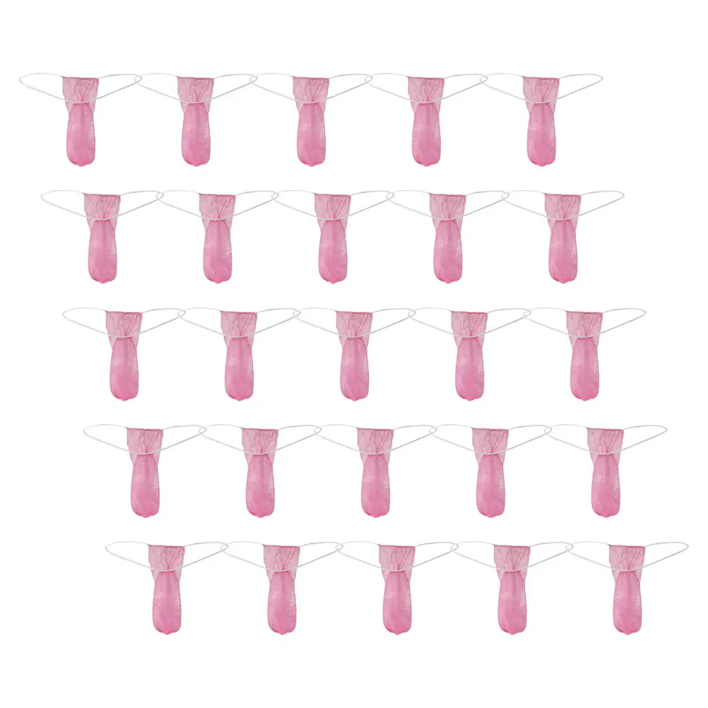 

40pcs Disposable Thong Underwear Non-woven Fabric Soft Breathable Odorless Women Panties Sauna Spa Travel