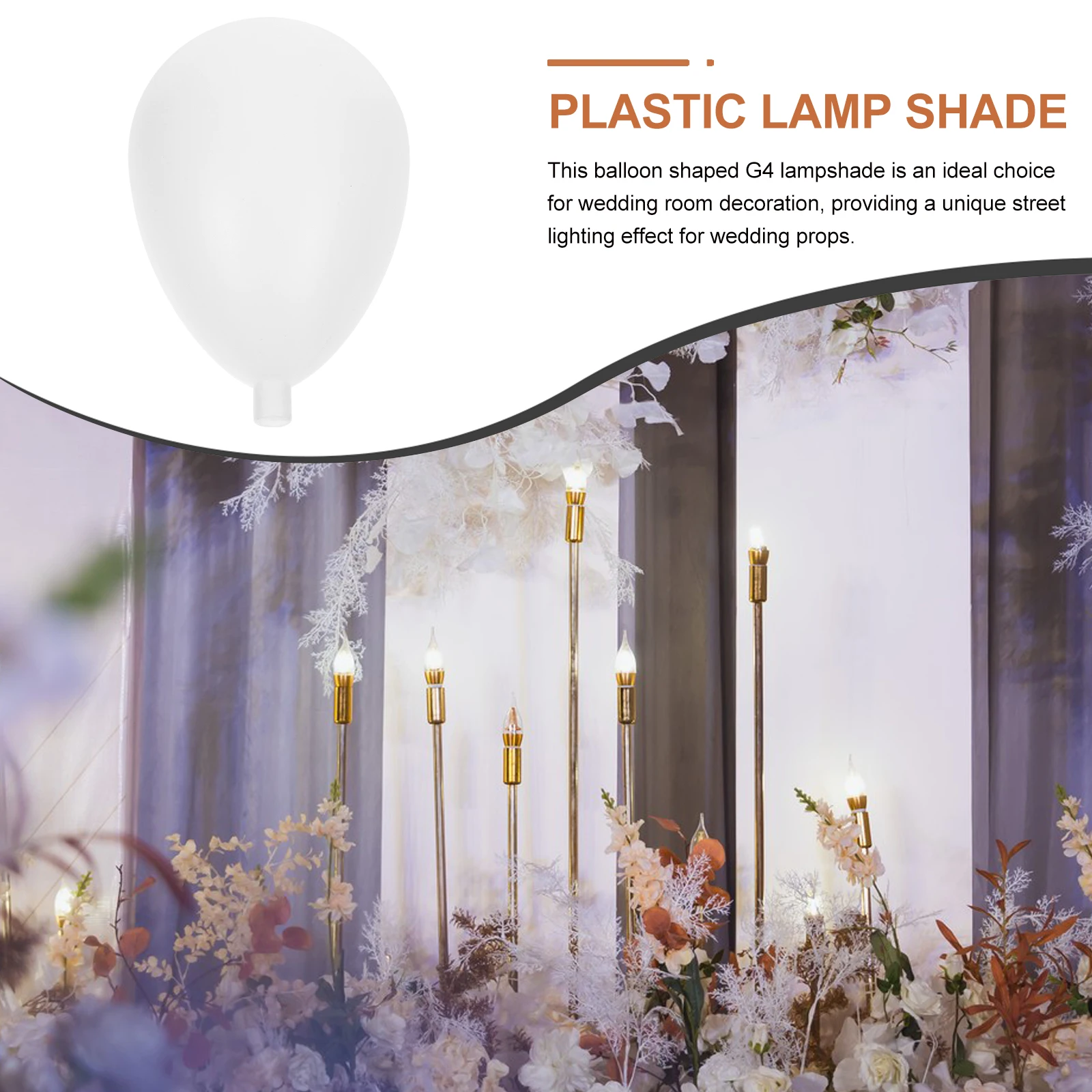 

Plastic Lampshade Decoration Bedside Table Simple Pp Shades Floor Wedding Light Cover Stable Sturdy Material Durability
