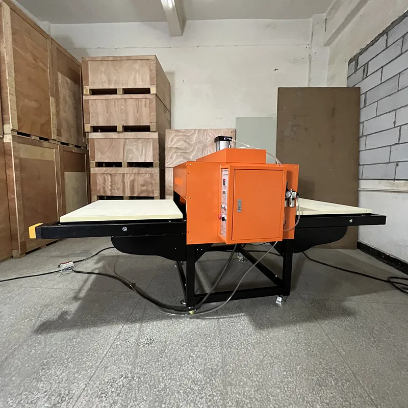 Precision Pneumatic Double Station Heat Press 80100CM/100120cm Fast Cycle T-Shirt Sublimation Machine For Print Workshops