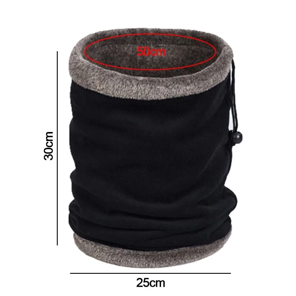 Modny, wiatroodporny zimowy szalik, gruba, ciepła maska motocyklowa ze sznurkiem, odporna na zimno maska rowerowa dla kobiet i mężczyzn.