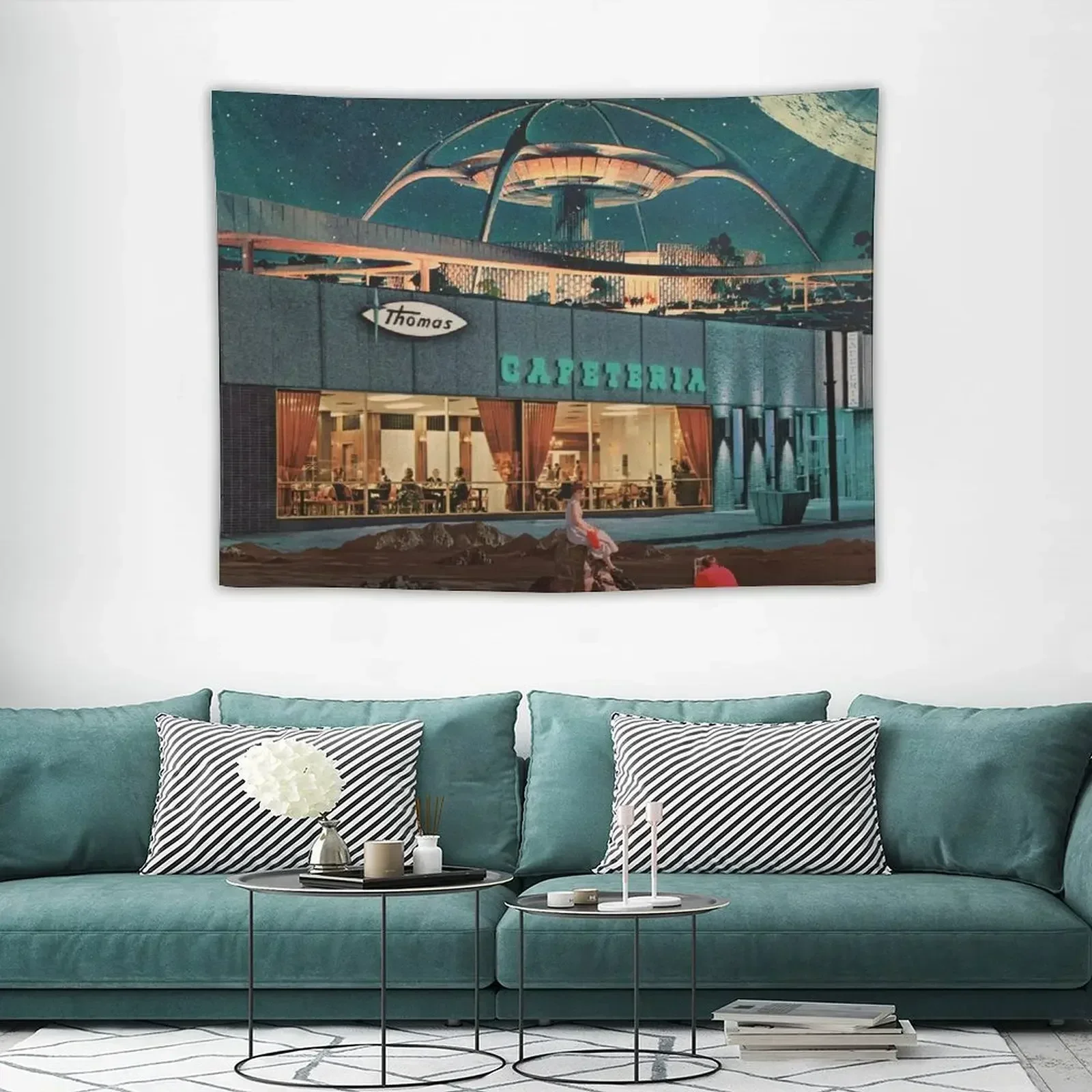 

a Postcard from year 2346 Tapestry Decoration For Rooms Art Mural Wall Mural Wall Coverings Tapestry
