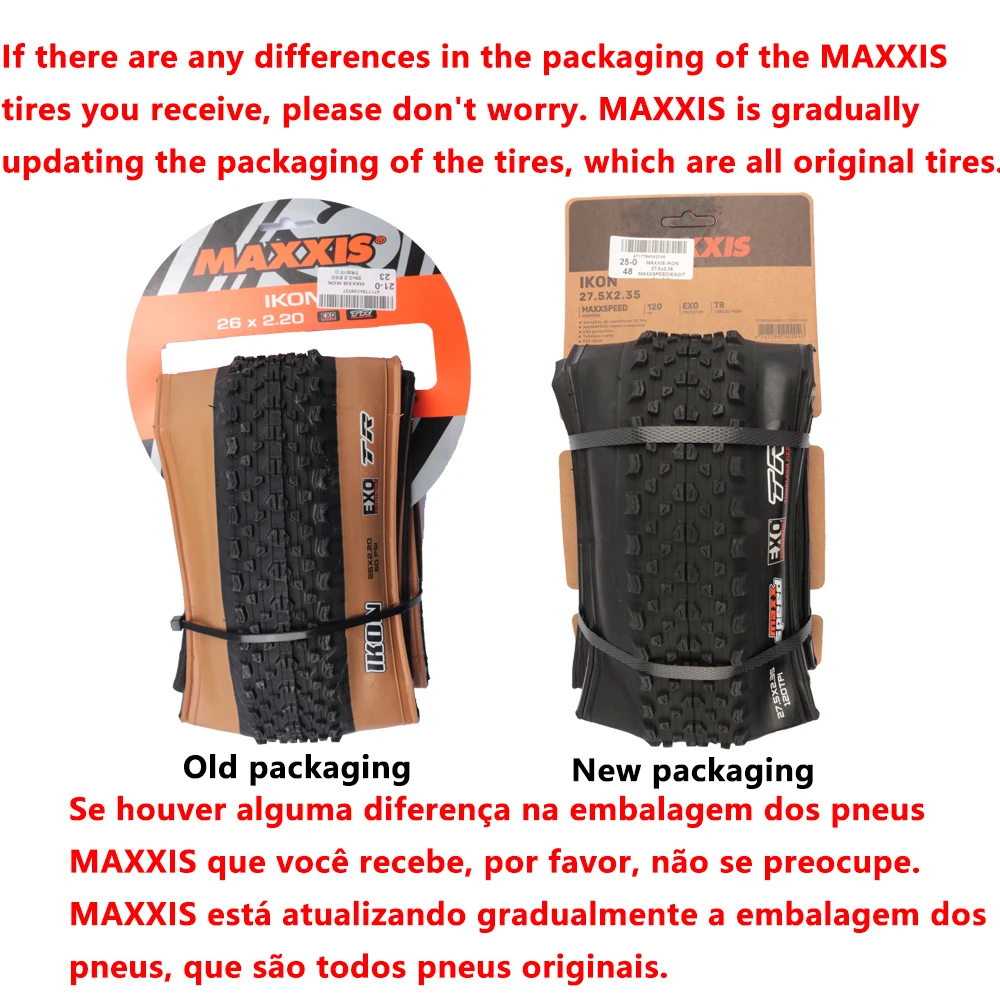 إطار دراجة طراز MAXXIS IKON(M319P M319RU) قابل للطي لإطارات الدراجة الجبلية 26/27.5/29x2.2/2.35 EXO/TR/3C #6