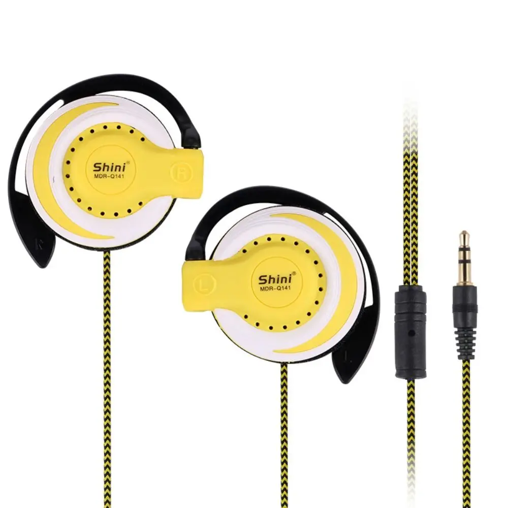 

Sport 3.5mm Plug Ear Hook Gaming Sweatproof Running Headset Super Bass Earbuds Ear Hook Headsets Ear Hook Headphone Earphones