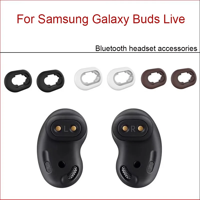 Custodia in silicone per auricolari per Samsung Galaxy Buds Live R180 Cuscinetti auricolari Cuscino Bluetooth In-Ear Tappi per le orecchie Coperture Auricolari Auricolari