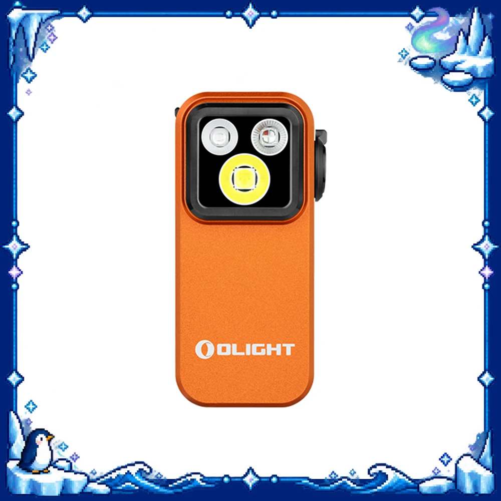 torcia-olight-oclip-pro-s-clip-600-lumen-arancione-ricaricabile-mini-luce-edc-con-modalita-uv-rgb-luce-da-campeggio-e-lavoro-magnetica
