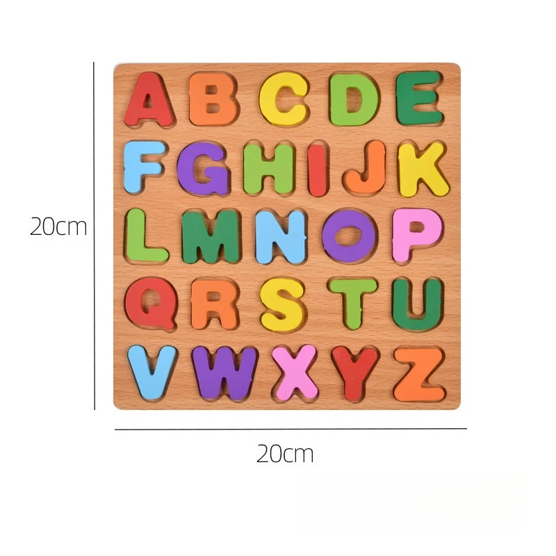 ألغاز الحروف الأبجدية الخشبية ألعاب تعليمية ألغاز ABC ألغاز تعليمية خشبية ثلاثية الأبعاد لعبة الذكاء المنطقي للسفر هدية عائلية