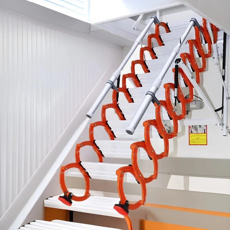 Attic special telescopic stairs household lift stairs stretch hidden duplex villa electric invisible