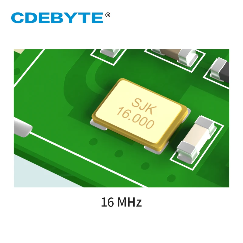 CDEBYTE E01-2G4M27SX nRF24L01P 2.4GHz internal PA LNA 4km SMD 27dbm GFSK SPI wireless module