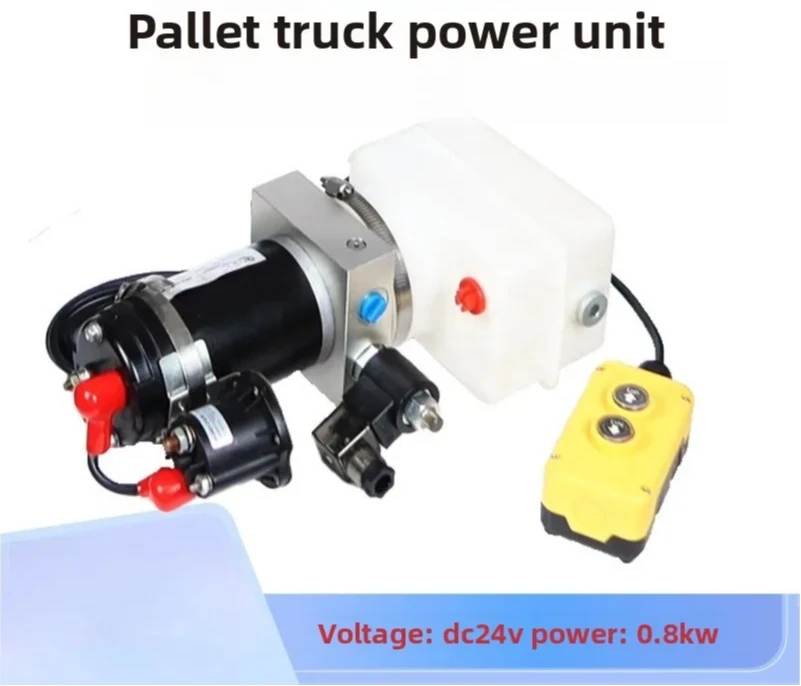 24V double acting hydraulic power unit assembly pallet truck forklift miniature hydraulic pump station system