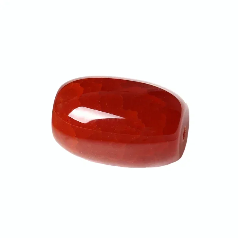 4A Natural Red Dragon Agate Barrel Single Bead DIY Beads Jewelry Making