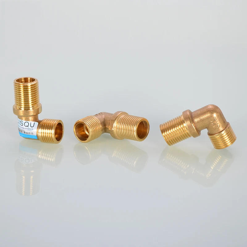 

Extended Brass Elbow Fitting DN15 1/2" BSPP Double Male Female Thread for Gas Water Pipe Plumbing Connector