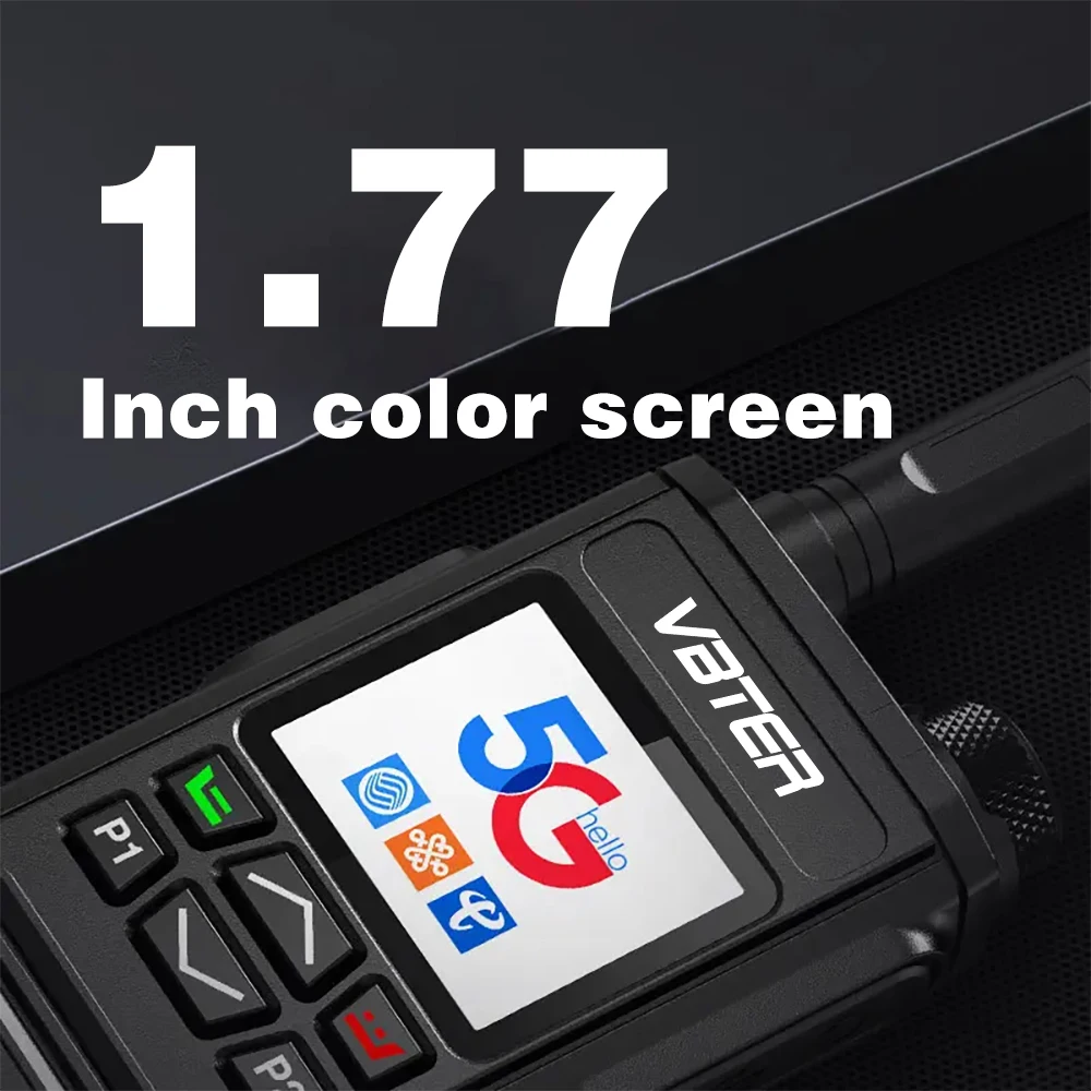 VBTER PPTcalls 5G Портативная портативная рация DMR Тип GPS WiFi LTE Сеть Long Ran 5000 км Совместимые глобальные SIM-карты GSM