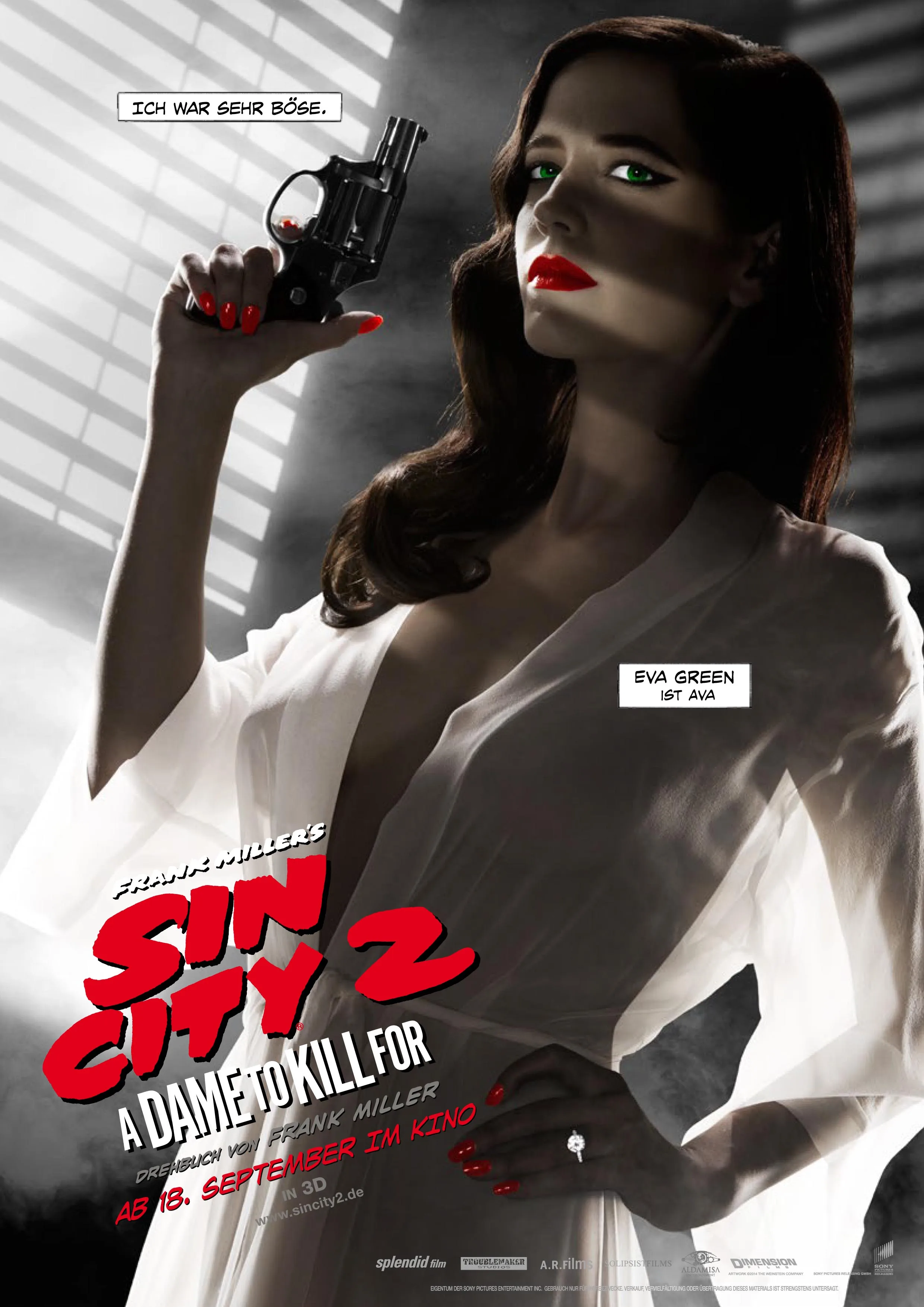 Film Sin City: A Dame to Kill For poster Prints Muursticker Home Decor Bar Cafe Art Painting