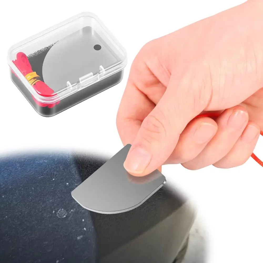

Steel Material Car Scratch Repair Tool Light Scratches Removal Without Damage Car Polishing Point Repair Scraper Portable Design
