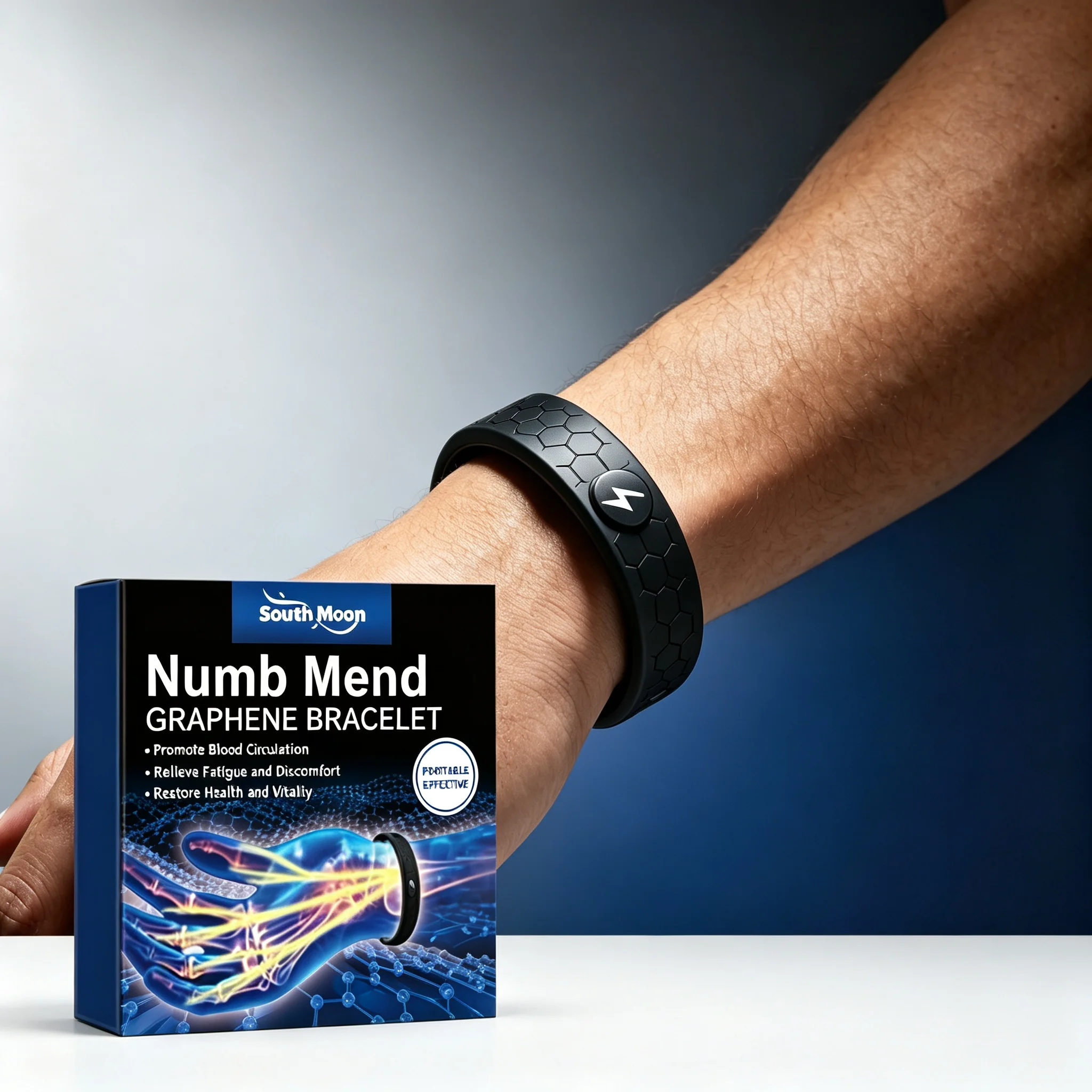 South Moon Body Care Bracelet Gentle Care Relieves Body Anxiety and Discomfort, Helps Improve Blood Circulation