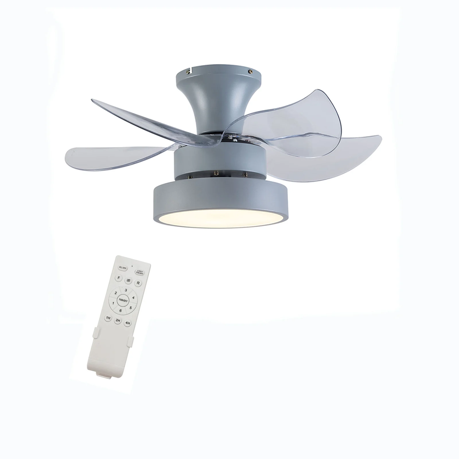 36W LED Ceiling Fan Light withemote Control, 6 Speeds & 3 Color Temperatures Ceiling Fan, Timer Function for Bedroom&Living Room